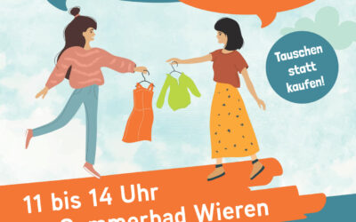 Kleidertauschbörse am Samstag, 28. Juni 2025 im Sommerbad Wieren